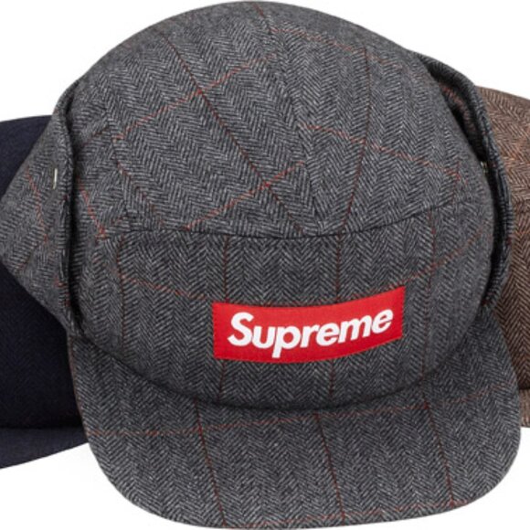 Supreme Wool Snap Up - FW 2011 - Hield Trail Hat - size S/M - Grey and Red Plaid - Picture 9 of 9